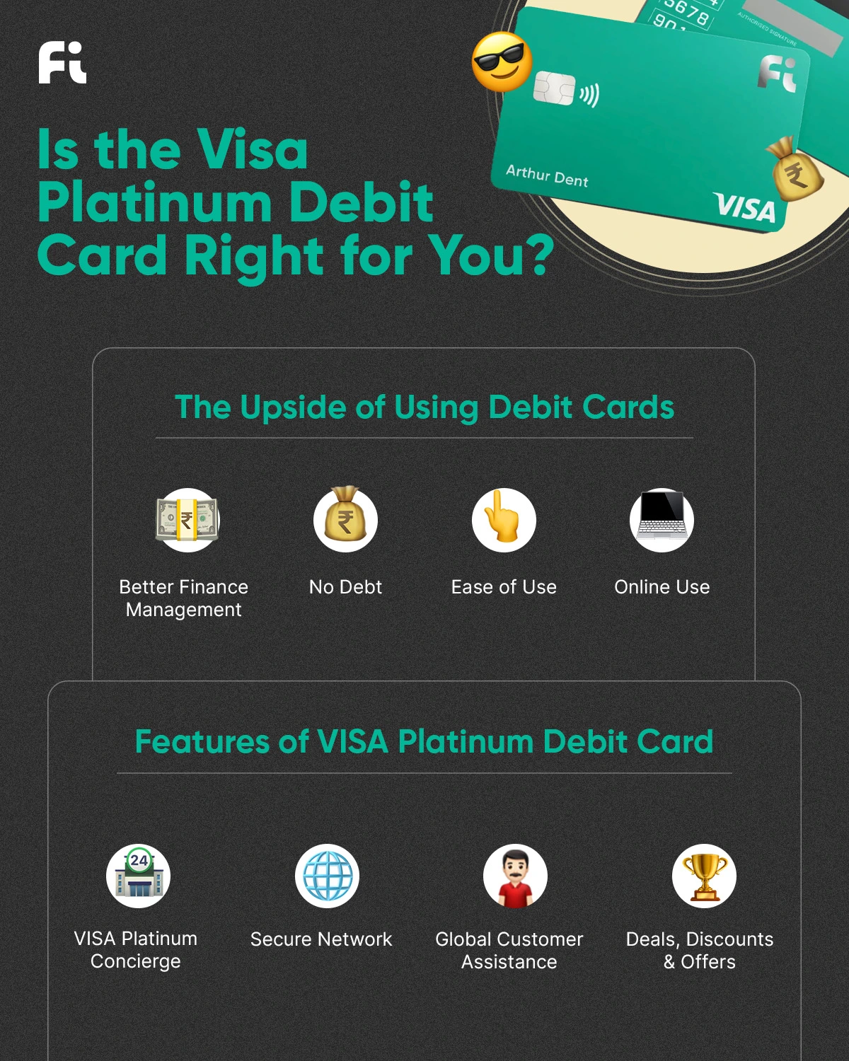 Visa Platinum Debit Card Benefits & How to Apply Fi Money